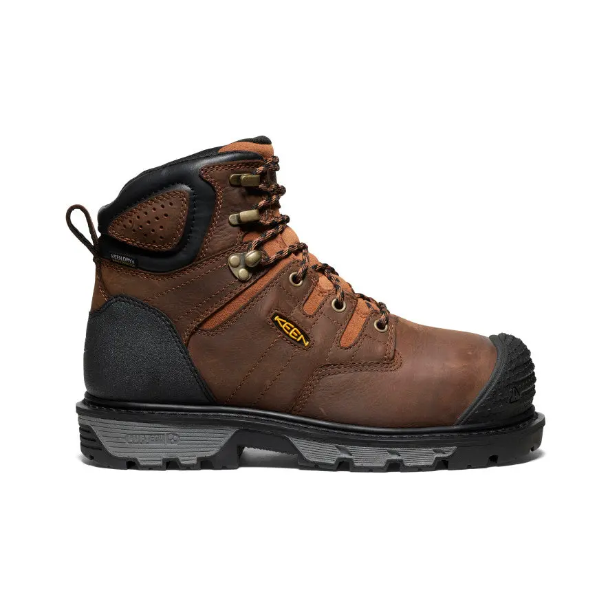 Men's Camden 6" Waterproof Boot Int Met (Carbon Toe)  |  Leather Brown/Black 1