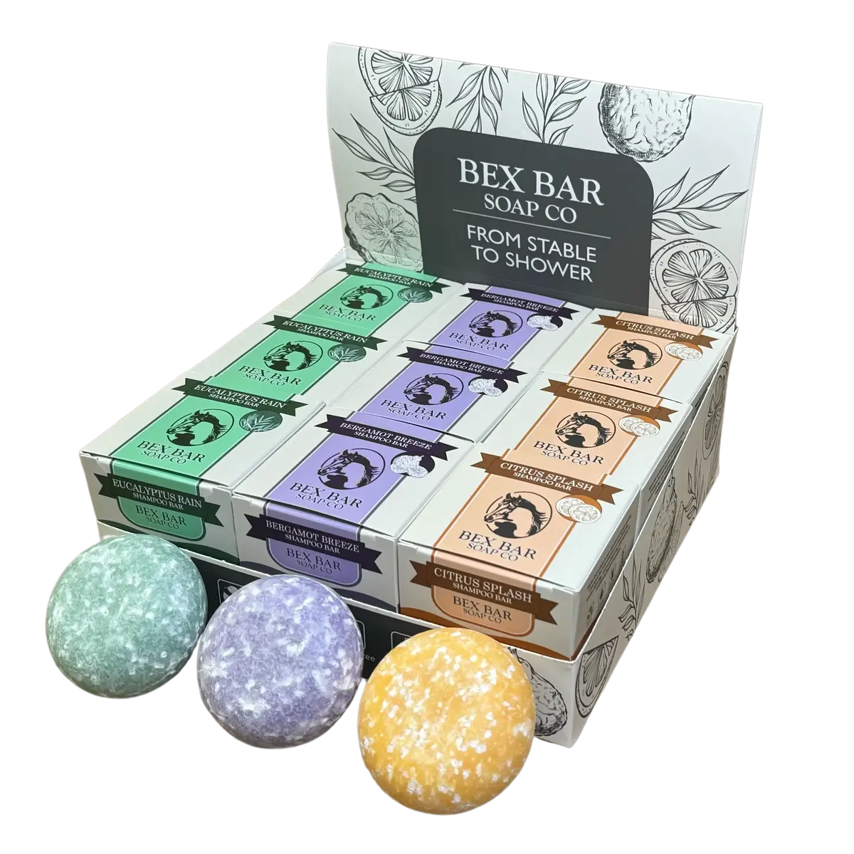 Bex Bar Soap Co - All Natural, Eco Friendly Organic Shampoo Bar For Horses & Dogs - 18 Pack 4