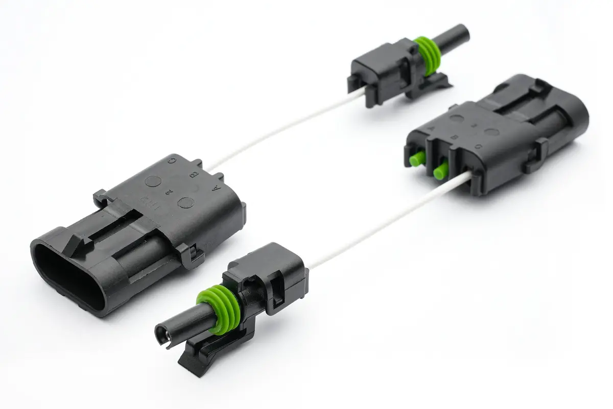 3 Pole To 1 Pole Wp Connector Adapter Backlight Port Only (Pair) 1