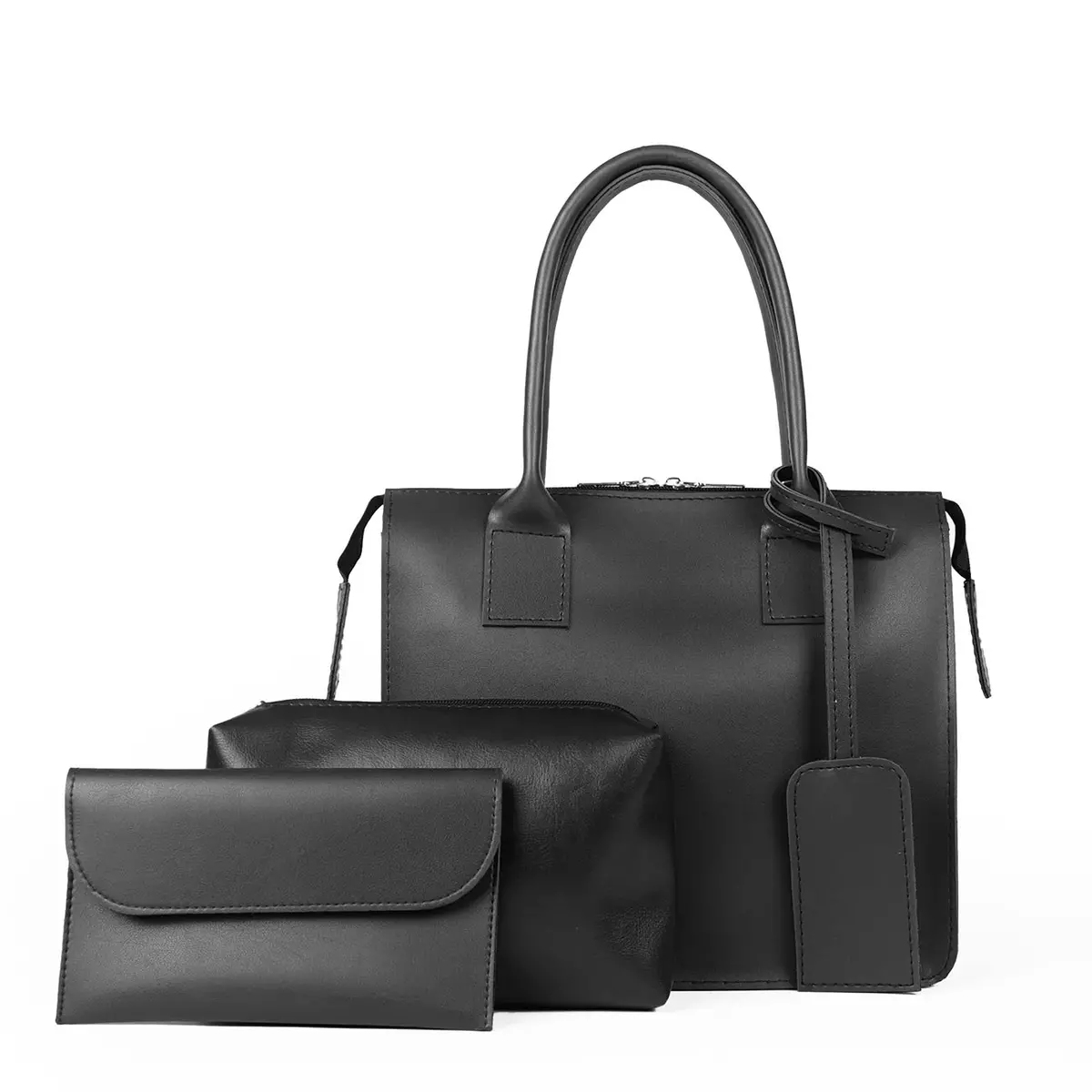 Clever Set Of 3 Bag Black 1