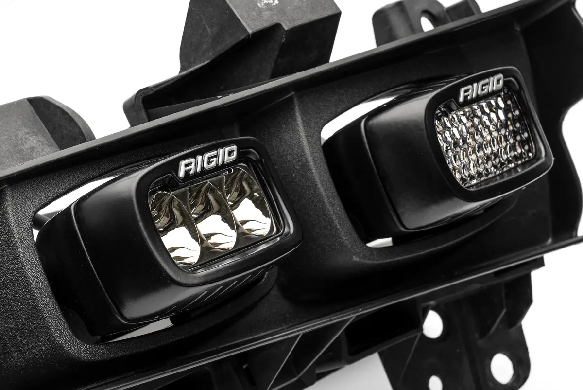 Spv Parts 2021-2026 Ford F-150 Raptor & Bronco Raptor Oem Fog Light Upgrade Kit With Brackets & Rigid Sr-M Direct Replacement Lights 9