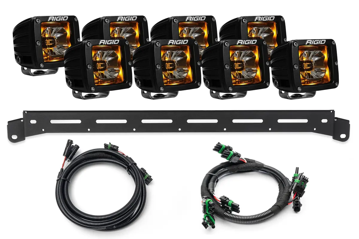Spv Parts 2021+ Ford Bronco Modular Bumper Universal Slotted Cross Mount Kit (Fits Many Lights) 1