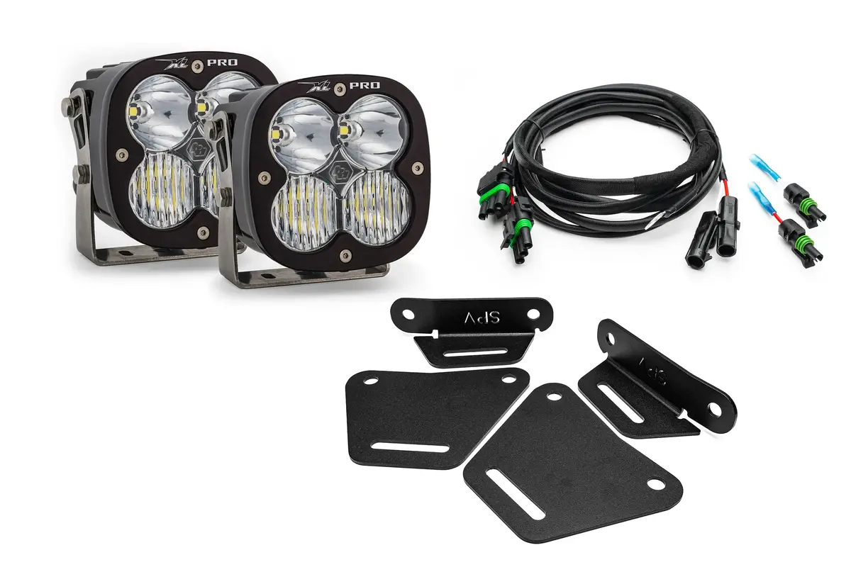 Spv Parts 2021+ Ford Bronco Modular Bumper Light / Light Bar Kit With 30" Light Bar Or 2 Lights 12