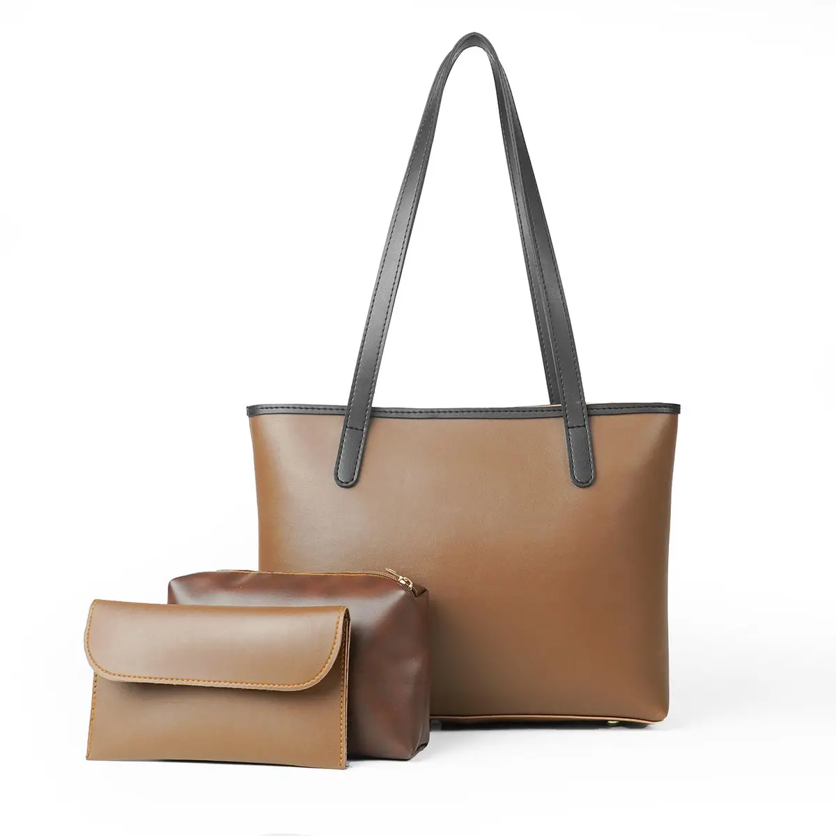 Alice Tote Bag Set Of 3 Brown 1