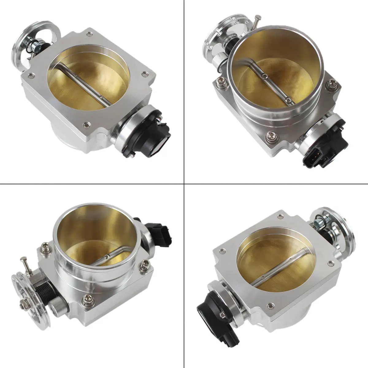 Daysyore 90Mm Throttle Body With Tps Sensor For Toyota Supra 1Jz / 2Jz Silver / Silver 2