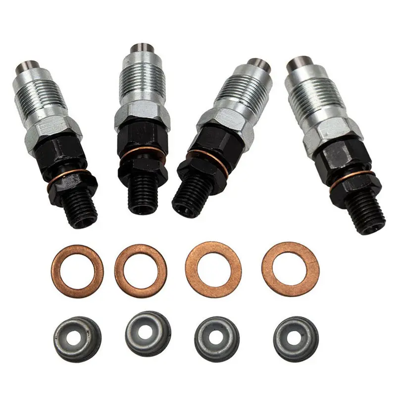 Daysyore 4Pcs Fuel Injector 6454-53905 For Kubota V2203 V2003 V1903 D1703 Engine 1