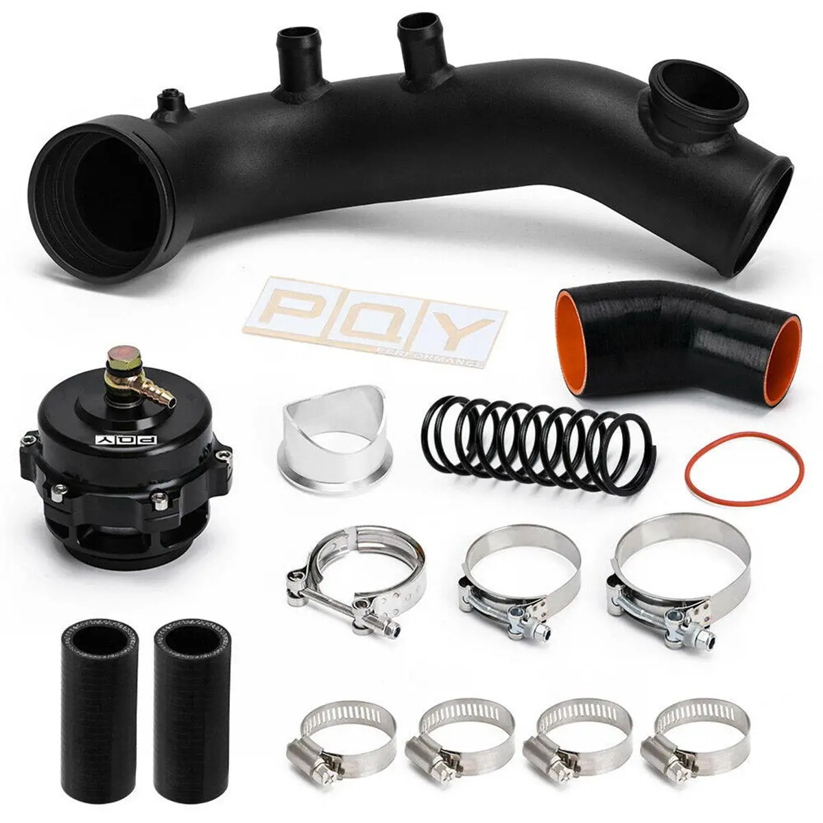 Daysyore Air Intake Turbo Charge Hard Pipe Kit 50Mm Bov For 2006-2013 Bmw N54 E88 E90 E92 135I 335I 1
