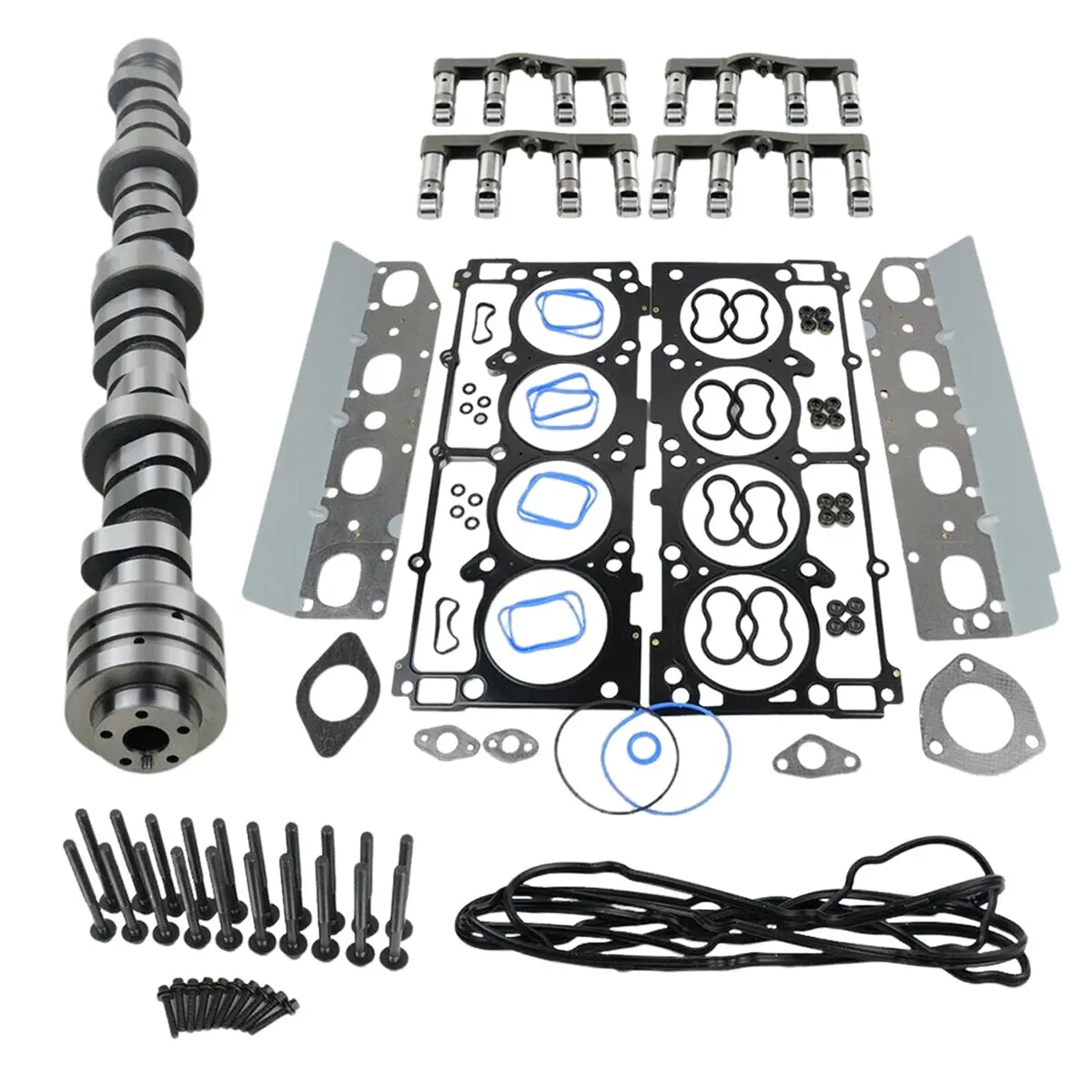 Daysyore Hemi Lifters Mds & Head Gaskets & Camshaft Kit 53022372Aa For 2009-2015 Dodge Chrysler Ram 5.7L 1