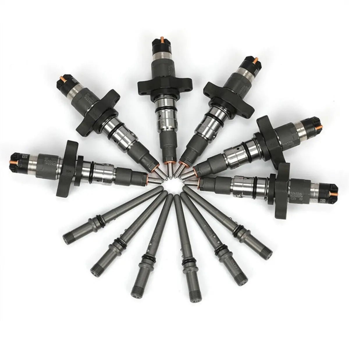 Daysyore 6Pcs 2004-2009 Dodge Ram 2500/3500 Cummins 5.9L Diesel Fuel Injector 0445120238 0986435505 1