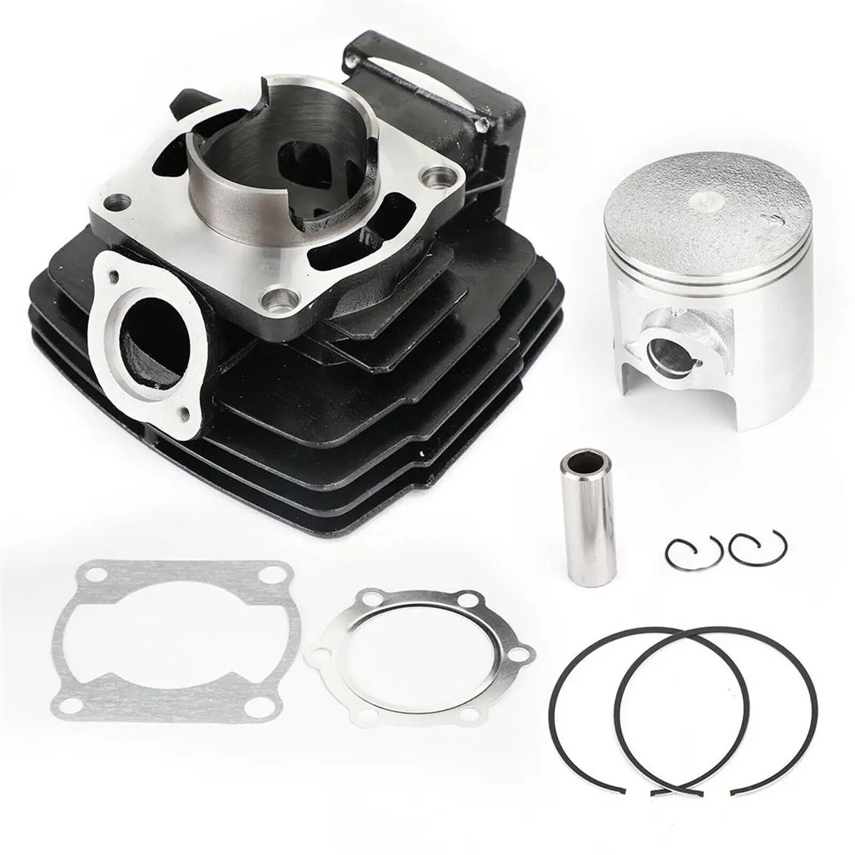Daysyore Motorcycle 56Mm Cylinder Kit Piston Kit Cylinder Gasket 2A6-11311-00-00 For 1974-1981 Yamaha Dt125 1