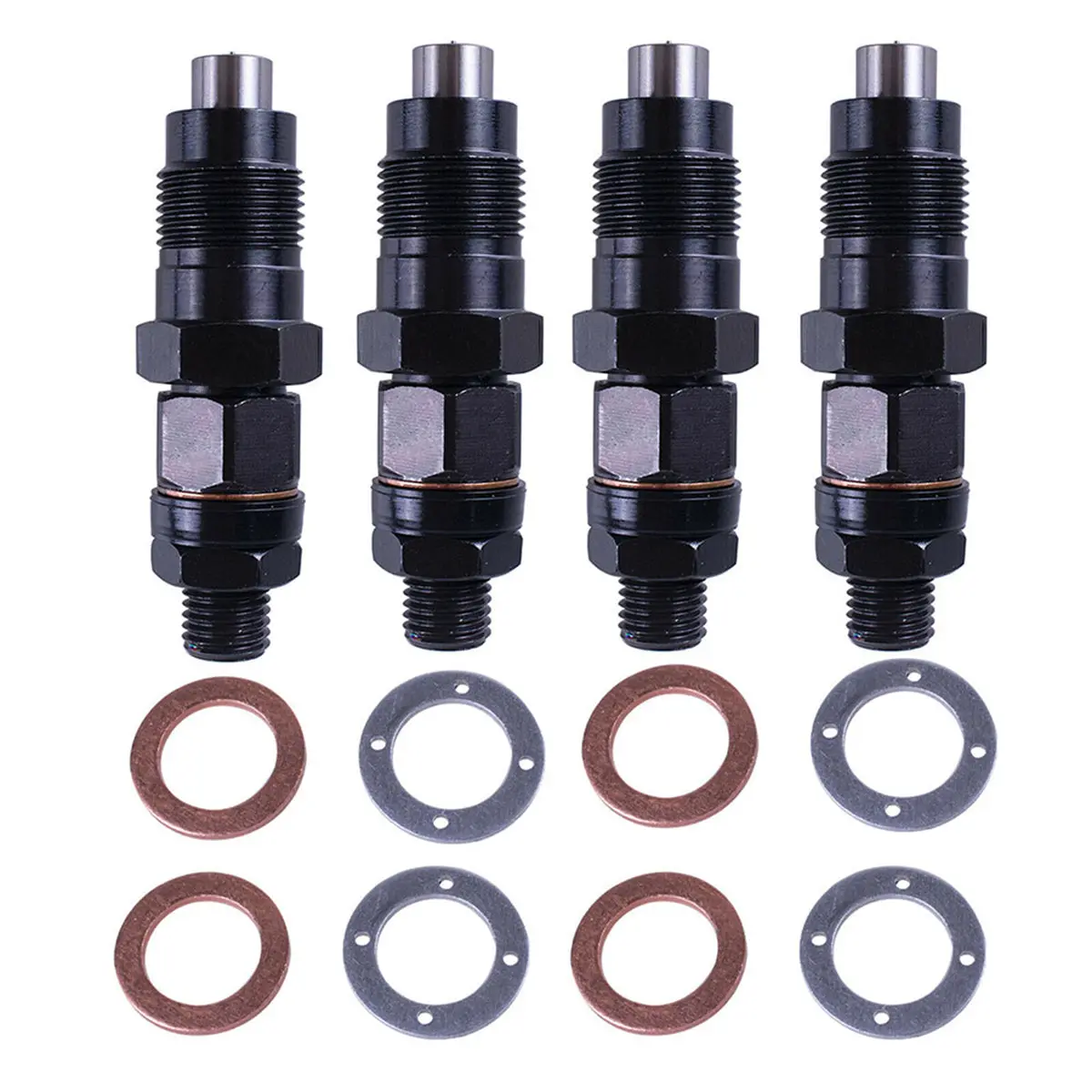 Daysyore 4Pcs Fuel Injector Set 093400-7040 For Toyota Hilux Surf Prado 1Kz-Te 3.0L 1