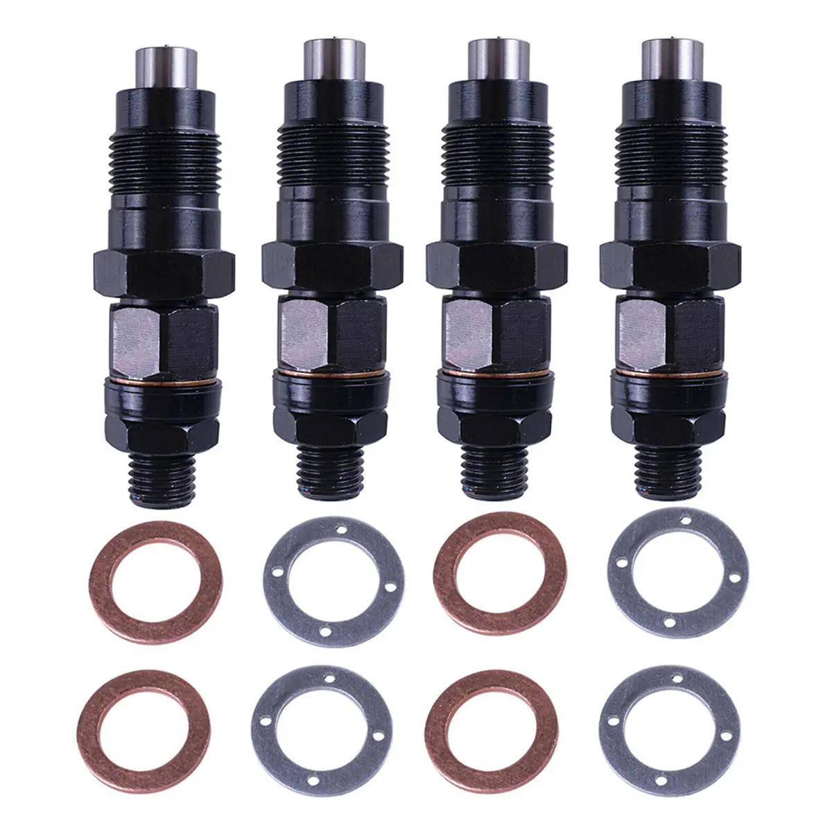 Daysyore 4Pcs Fuel Injector For Mitsubishi Delica Spacegear Pajero 4M40 Me731687 2.8L 1