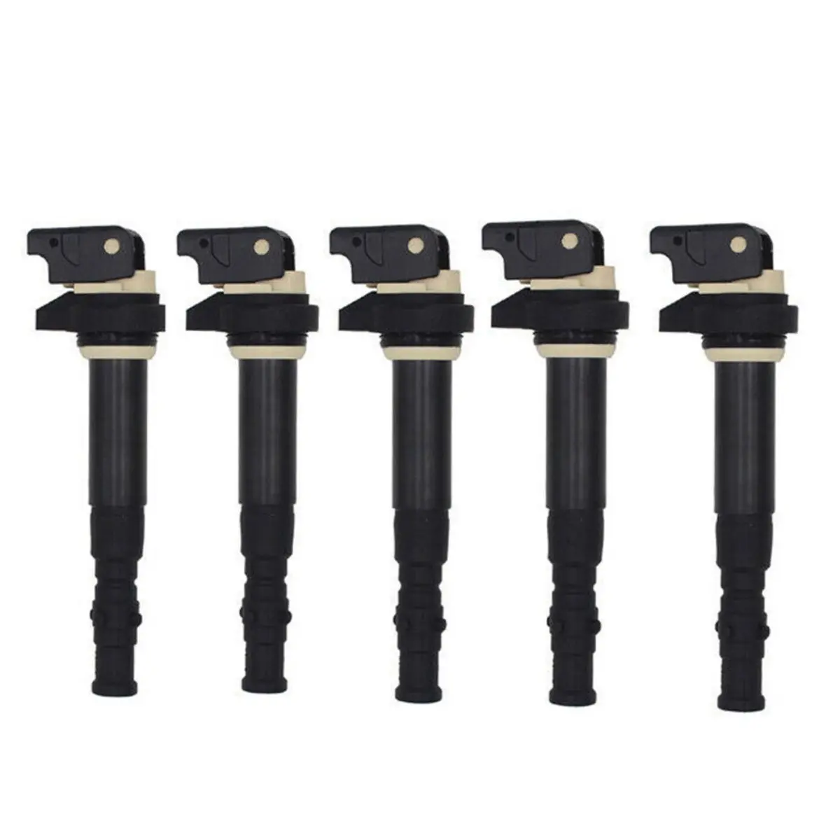 Daysyore New Set Of 5 Ignition Coils Uf572 For 2006-2010 Bmw M5 M6 5.0L V10 E60 E63 E64 1