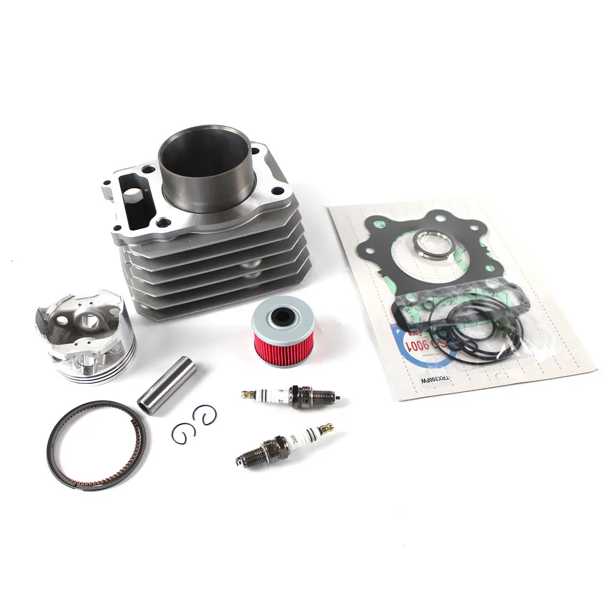 Daysyore Cylinder Piston Top End Gasket Kit For 1988-2000 Honda Trx 300 Fourtrax Fw 4X4 2X4 1