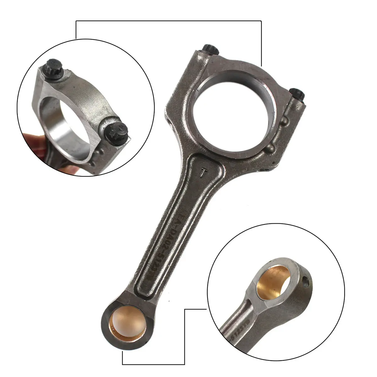 Daysyore 4Pcs Connecting Rod 23510-2G440 For 2012-2016 Hyundai Genesis Coupe 2.0L 2