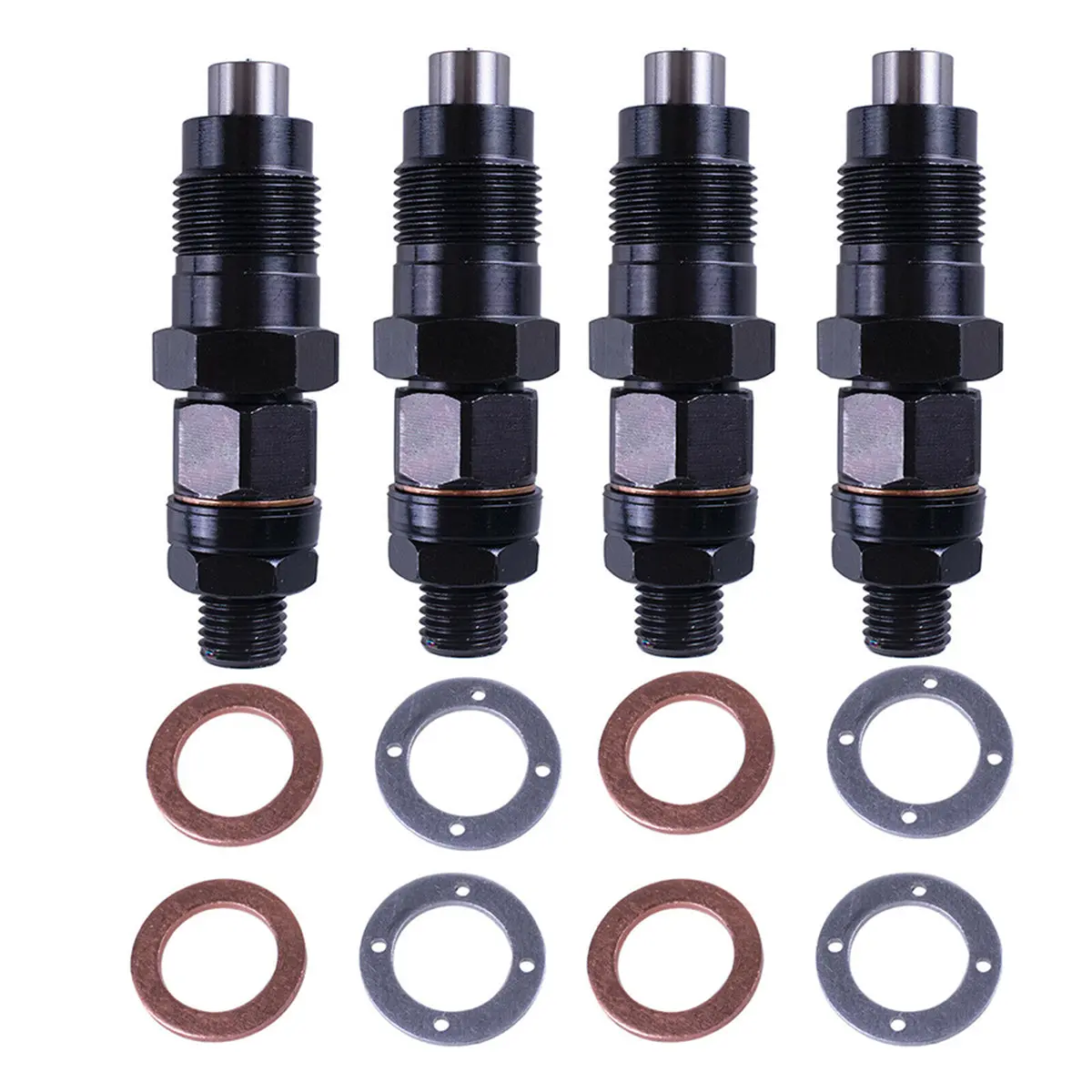 Daysyore 4Pcs Fuel Injectors 16600-63G21 For Nissan Navara Qd32 D22 3.2L 1
