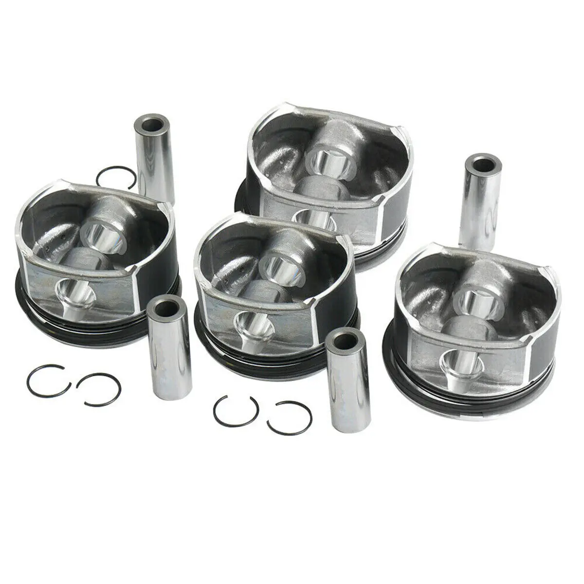Daysyore Pistons & Rings Set 2710302217 For Mercedes-Benz W203 W204 A209 C200k M271 1.8L Φ82mm 1