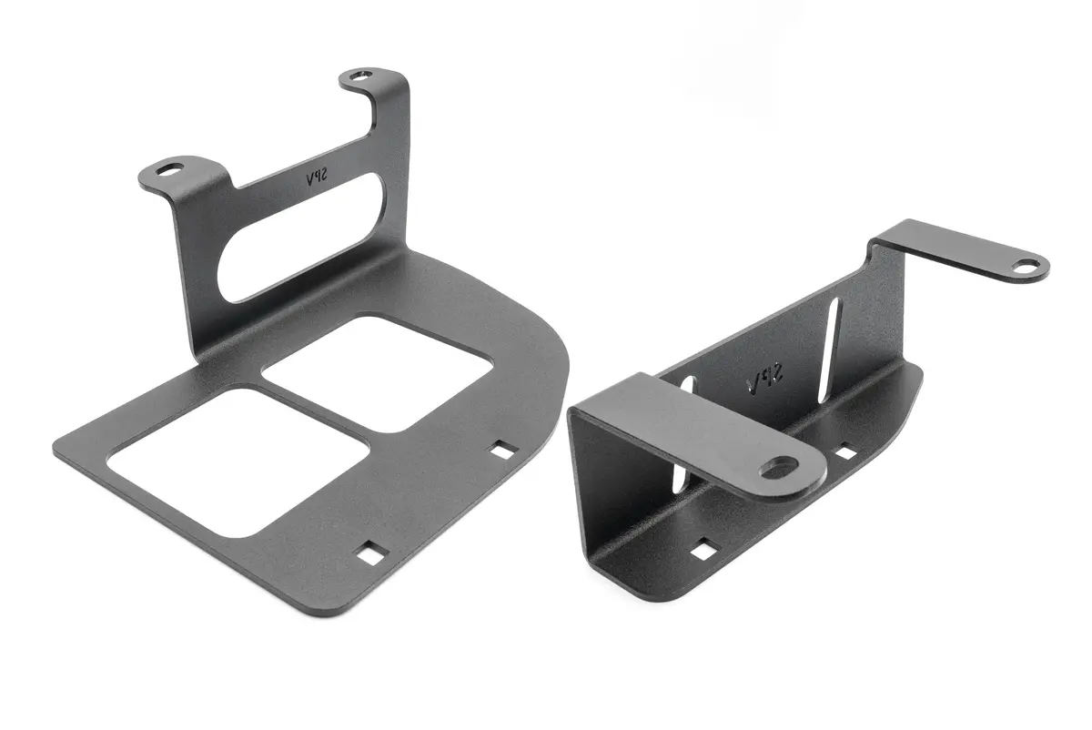 Spv Parts 2022 Up Ford Bronco - New Rigid Rgbw Radiance/Scene Capable Bumper Fog Light Kit W/ Rgbw Backlight - Including Brackets/Harness 7