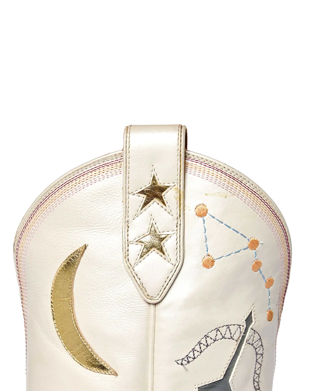 Celeste Pearlized Crème Zodiac Ear Pull Pair 1