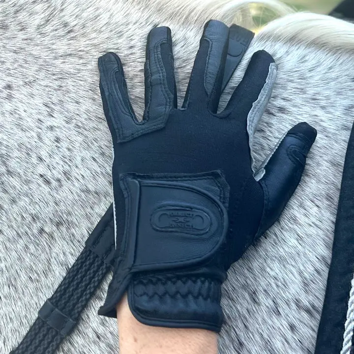 Correct Connect Oil-Tac Leather Grip Riding Gloves 1