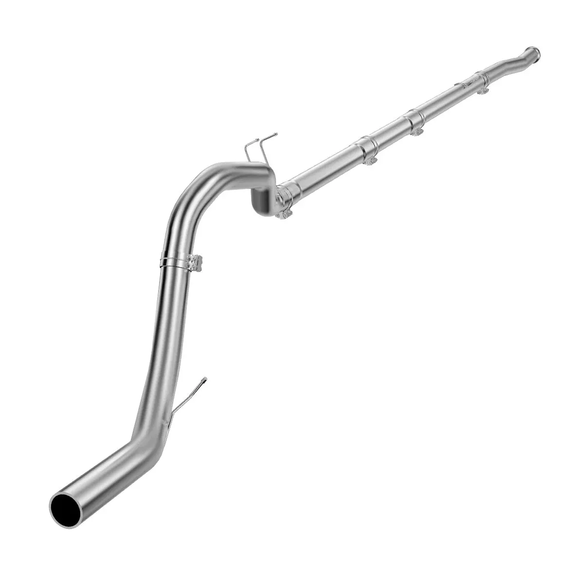 Daysyore 4" Downpipe-Back Dpf Delete Race Pipe For 2011-2019 Ford 6.7L Powerstroke 1