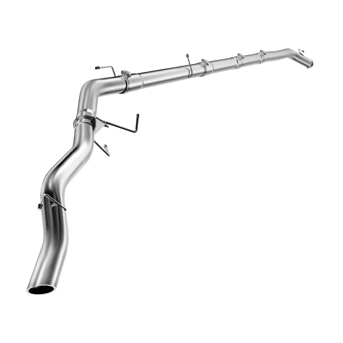 Daysyore 2003-2004 Dodge Ram 2500/3500 5.9L Cummins 5" Turbo-Back Dpf Delete Race Pipe 1