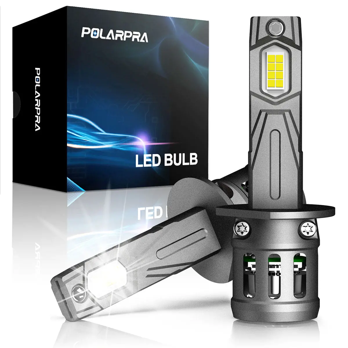2Pcs 100W 20000 Lumens 6500K White Led Headlight Bulb Daysyore 3
