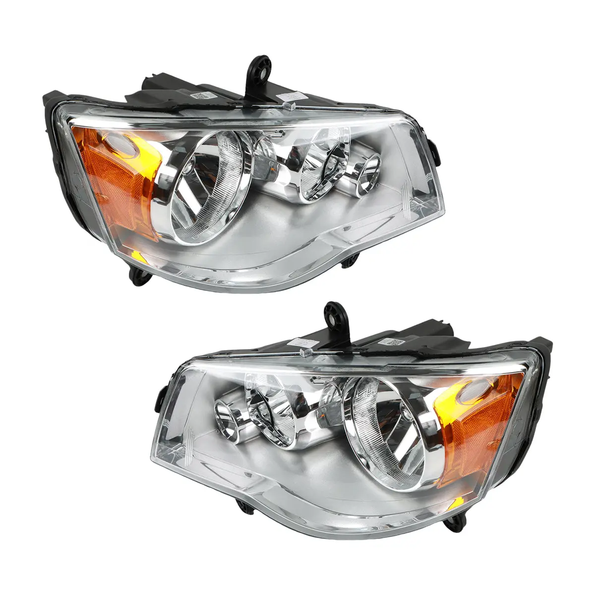 Daysyore 2Pcs Headlight Assembly For 2011 To 2018 Dodge Grand Caravan 1