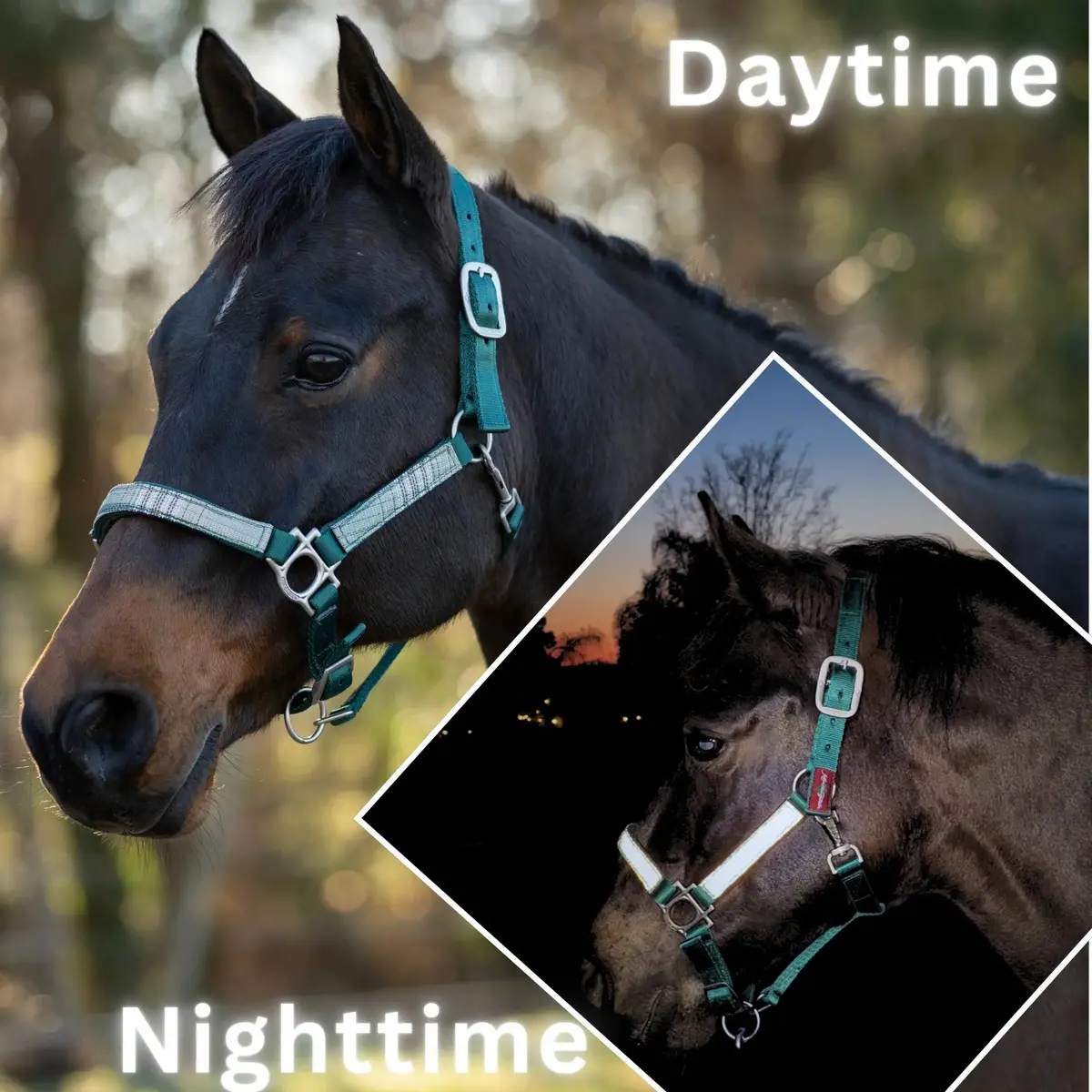 Reflective Nylon Halter With Textliene 1