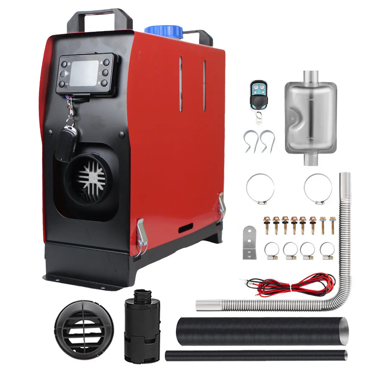 Daysyore Universal Diesel Air Heater 8Kw 12V All-In-One Lcd Thermostat Boat Motorhome Truck 1