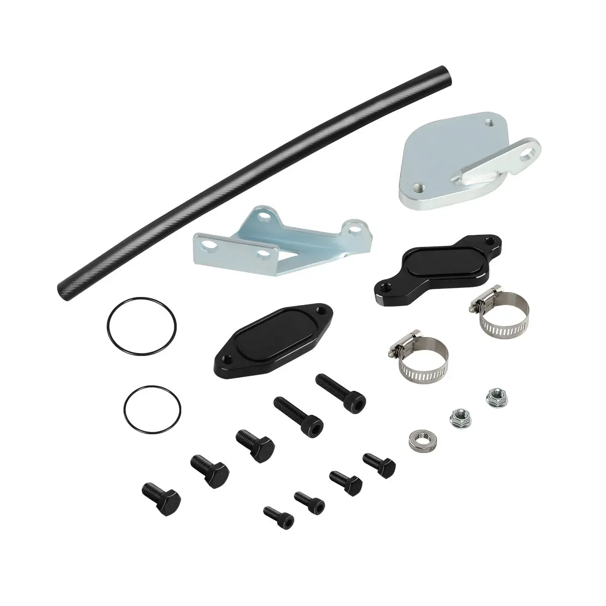 Daysyore 2006-2007 6.6L Duramax Lbz Egr Delete Kit Without Intake(Black) 1