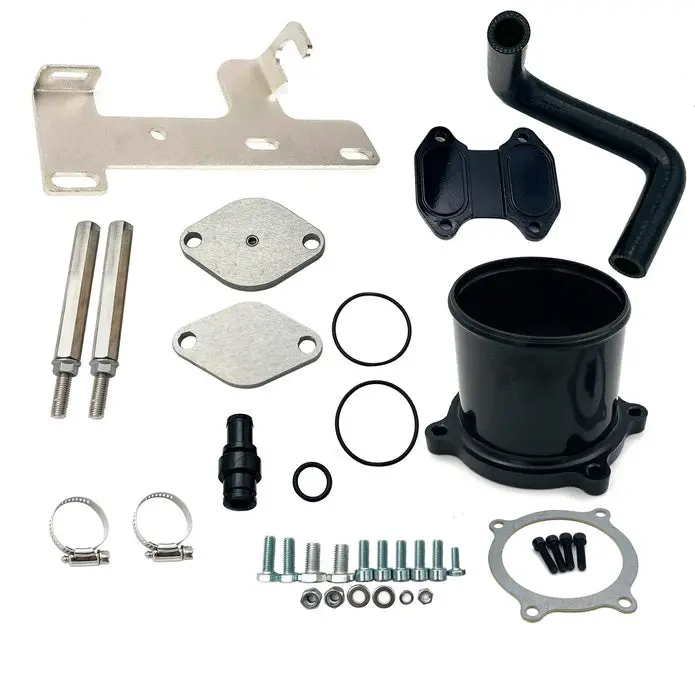 For 2010-2024 6.7L Cummins Dodge Ram Egr Throttle Valve Cooler Delete Kit 1