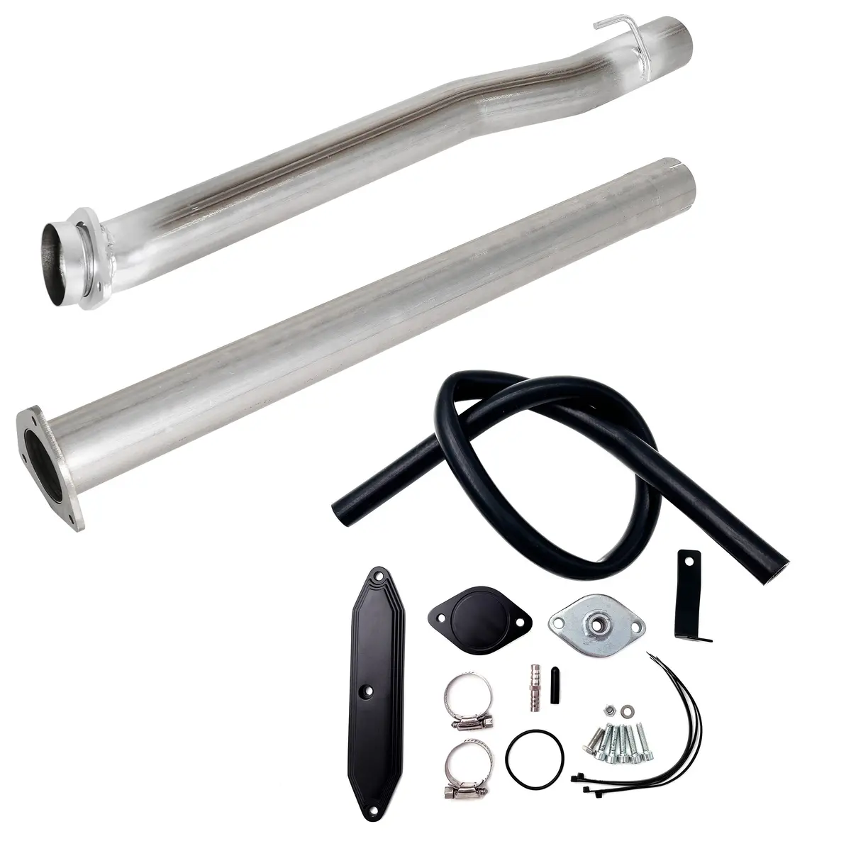 For 2011-2023 6.7L Ford Powerstroke 4Inch Dpf & Cat Pipe W/Egr Delete Kit 1
