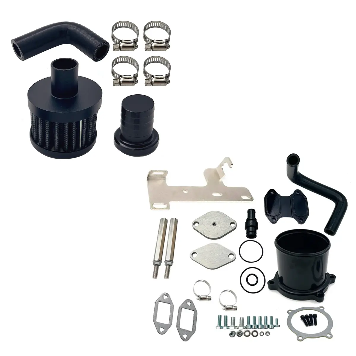 Seguler 2010-2018 6.7L Dodge Ram Cummins Egr Delete & Ccv Crankcase Ventilation Kit 1