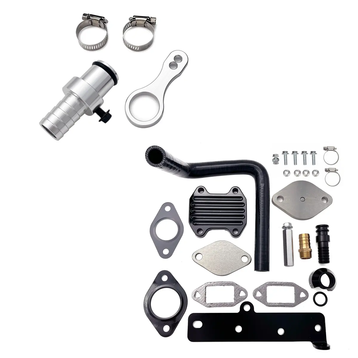 Seguler 2013-2018 6.7L Ram Cummins Bypass Hose Barb & Egr Cooler Throttle Delete Kit 1