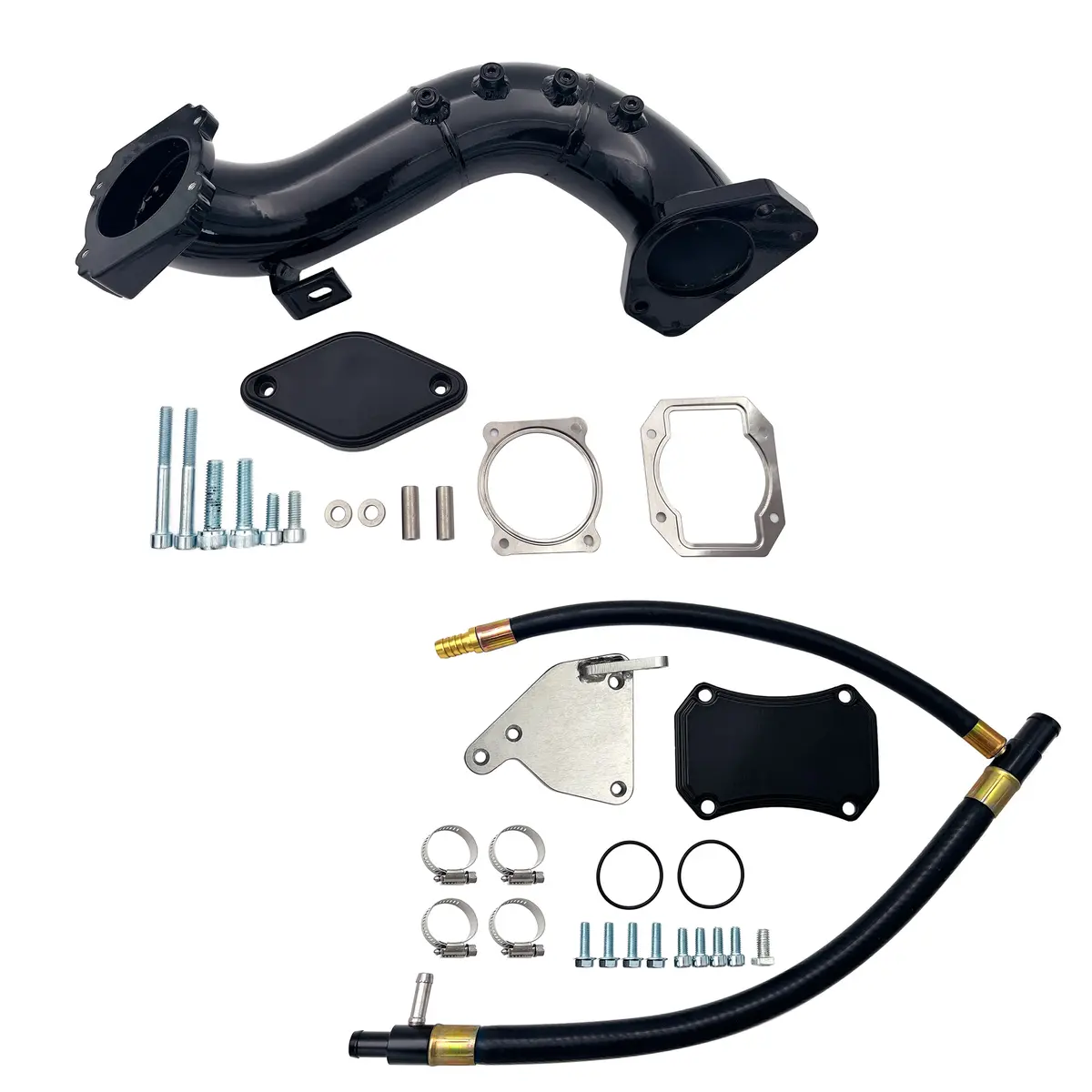 Seguler 2011-2015 6.6L Gmc Chevrolet Duramax Lml Diesel Intake Elbow Bridge & Egr Valve Cooler Delete Kit 1