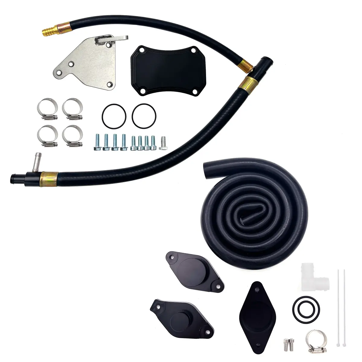 Seguler Ccv Reroute & Egr Cooler Delete Kit For 2011-2016 6.6L Chevy Duramax Lml 1