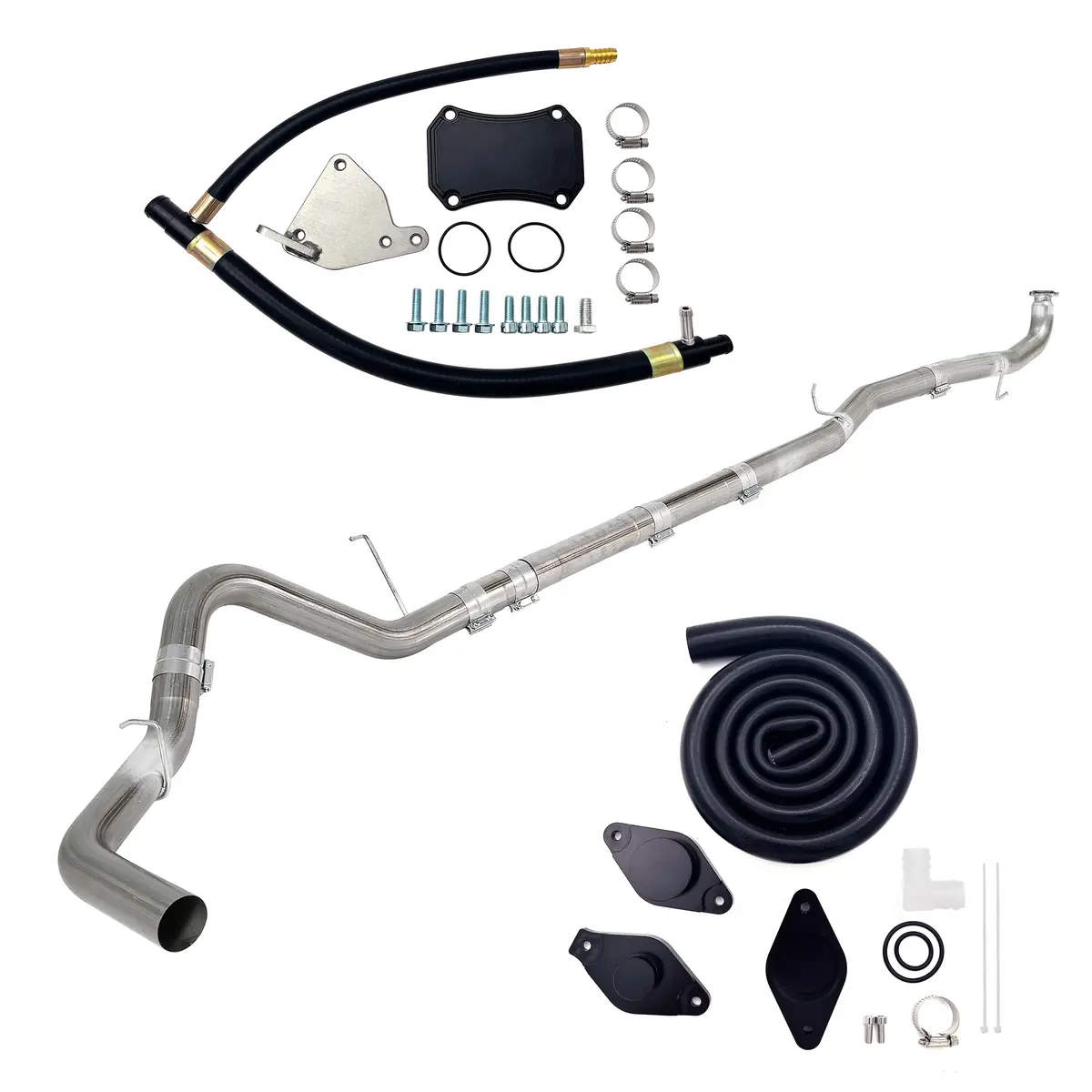 Seguler 2015.5-2016 Lml 6.6L Duramax 4" Dp-Back Dpf Pipe/ Egr/Ccv Delete Kit 1