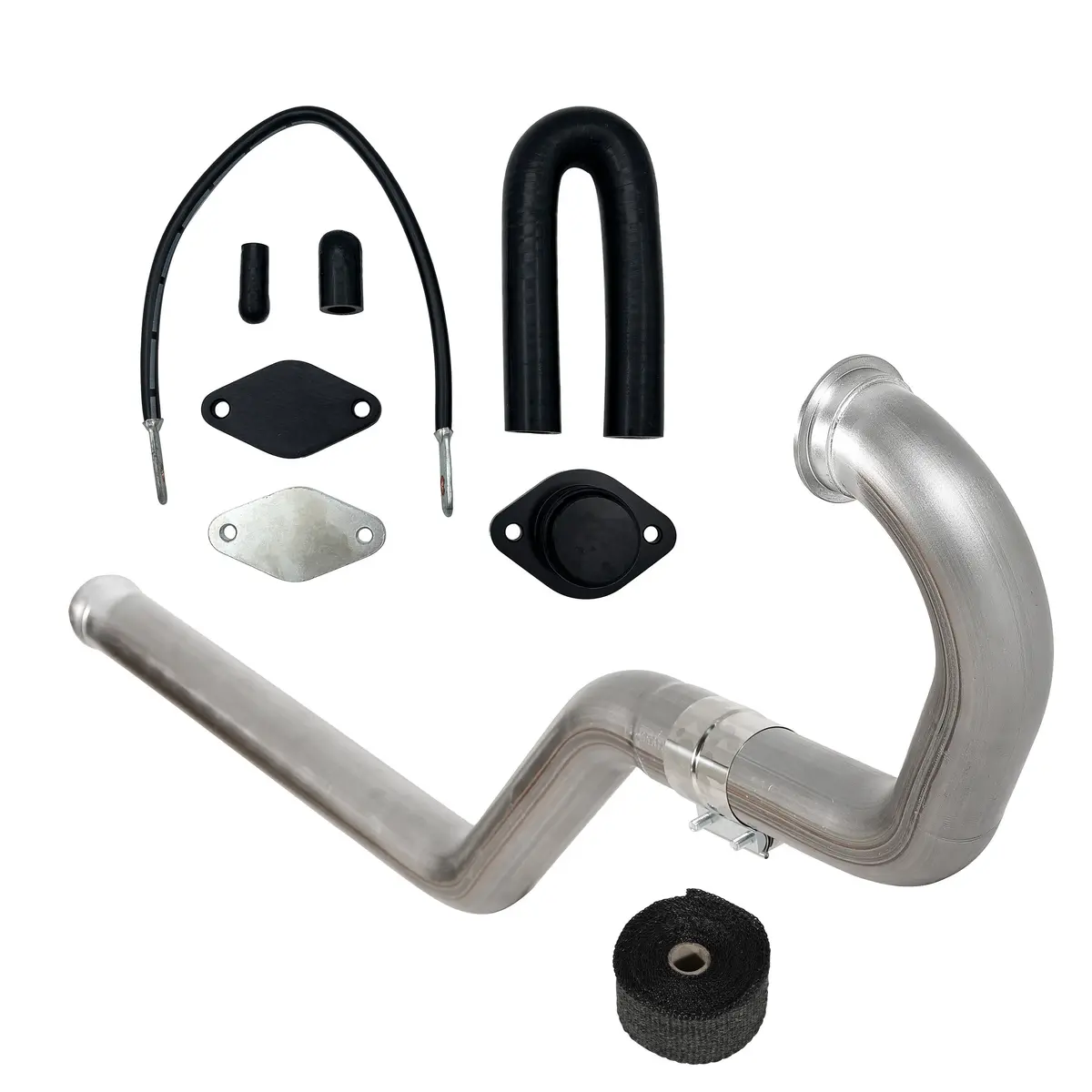 Seguler 3" Turbo Back Dpf Delete Pipe & Egr Delete Kit For 2020-2022 3.0L Lm2 Duramax 1