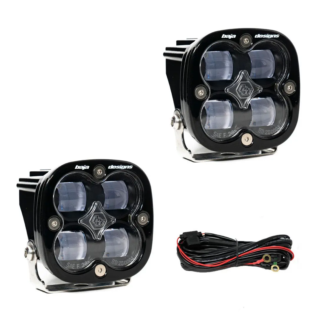 Baja Designs Squadron Sae Led Auxiliary Light Pod Pair - Universal (Amber Or Clear) 1