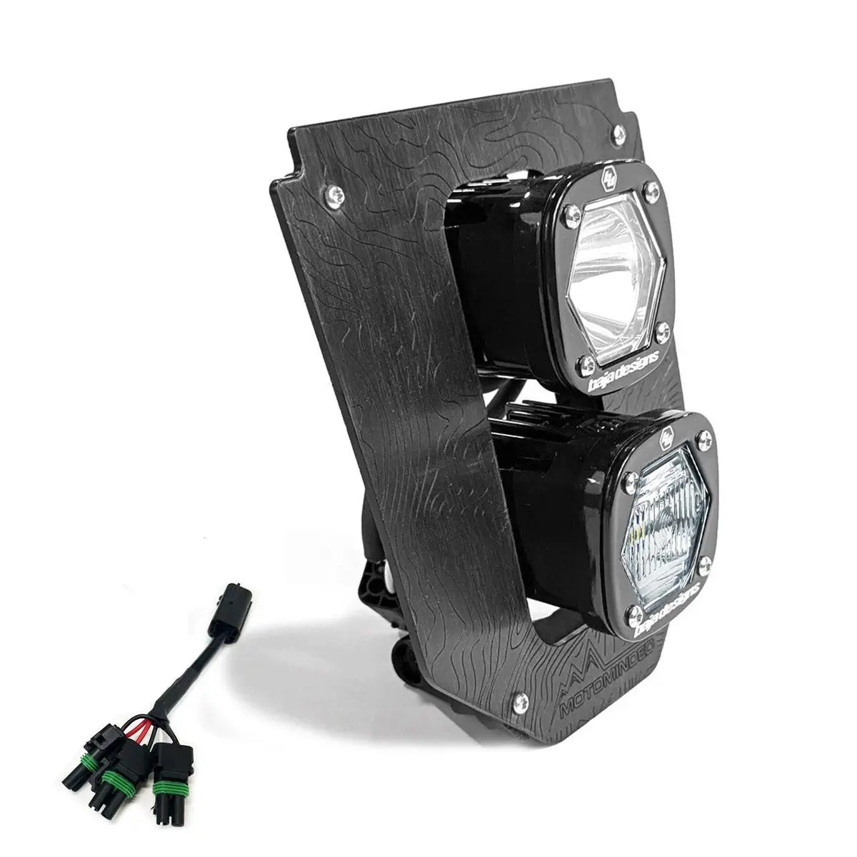 Baja Designs - Husqvarna Dual S1 Gemini (Dc) Led Headlight Kit W Hi-Low Harness - 2024-2025 Husqvarna Fe-S 1