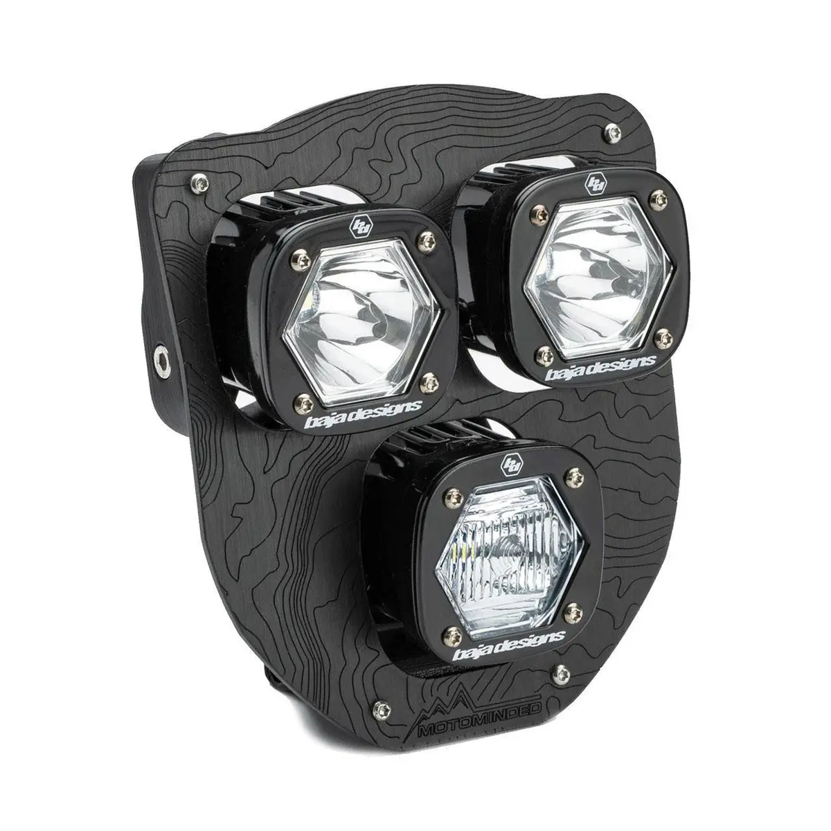 Baja Designs - Husqvarna Triple S1 Hydra (Dc) Led Headlight Kit - 2024-2025 Husqvarna Fe, Te 387023 1
