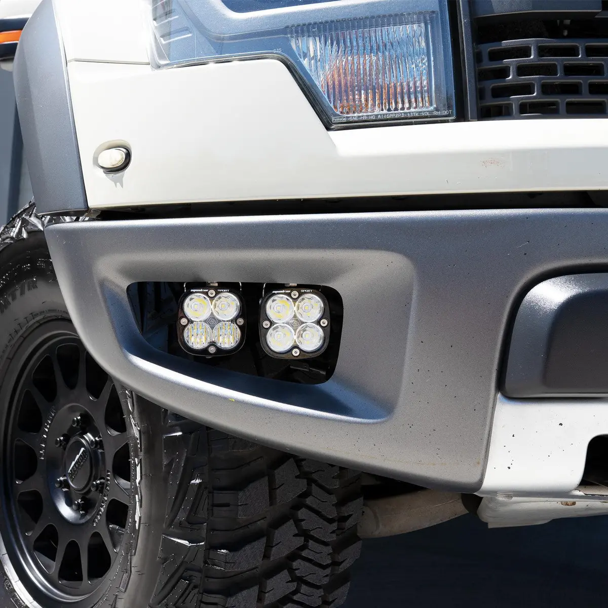 Baja Designs Ford Raptor Squadron Sport “Sportsmen” Dual Fog Pocket Light Kit - Ford 2010-2014 F-150 Svt Raptor 1