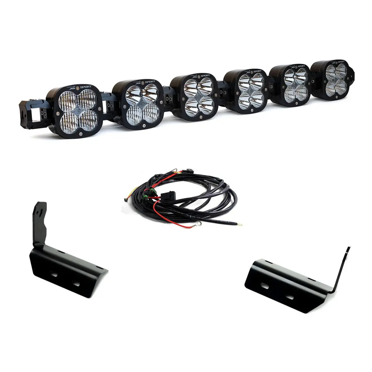 Baja Designs 6 Xl Linkable Bumper Light Kit - 2024-2026 Ford F-150 Raptor R37 1