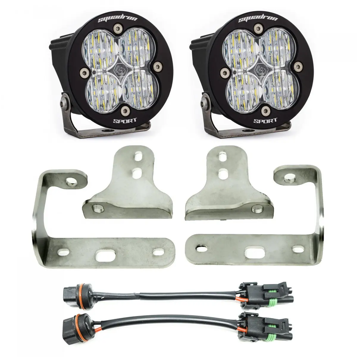 Jeep Jljt Squadron-R Fog Pocket Light Kit - 2020-24 Gladiator; 2018-24 Wrangler Jl 1