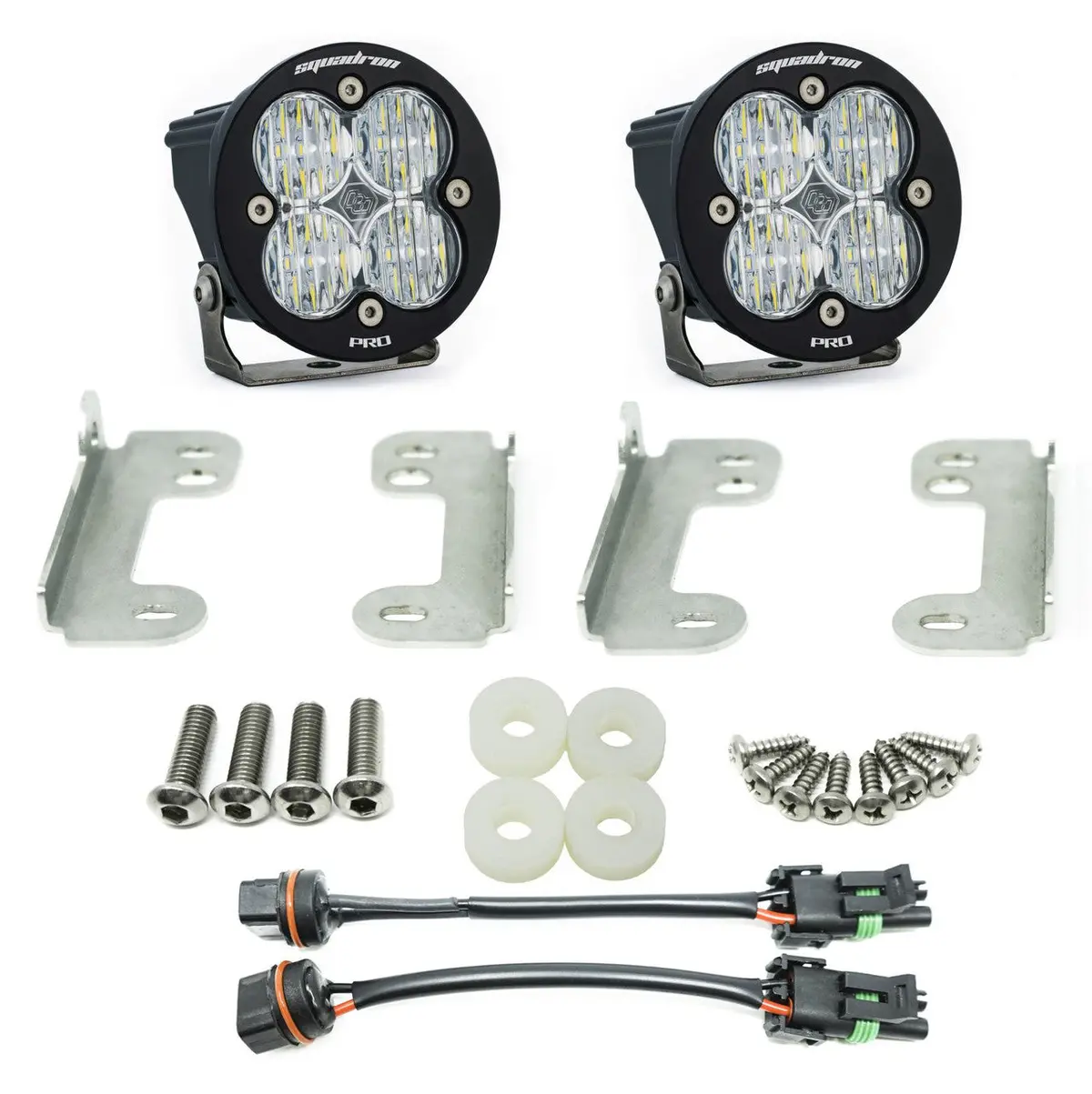 Jeep Jl/Jt Squadron-R Pro Fog Pocket Light Kit - 2020-24 Gladiator; 2018-24 Wrangler Jl; Note: W/ Oe Sahara Bumper 1