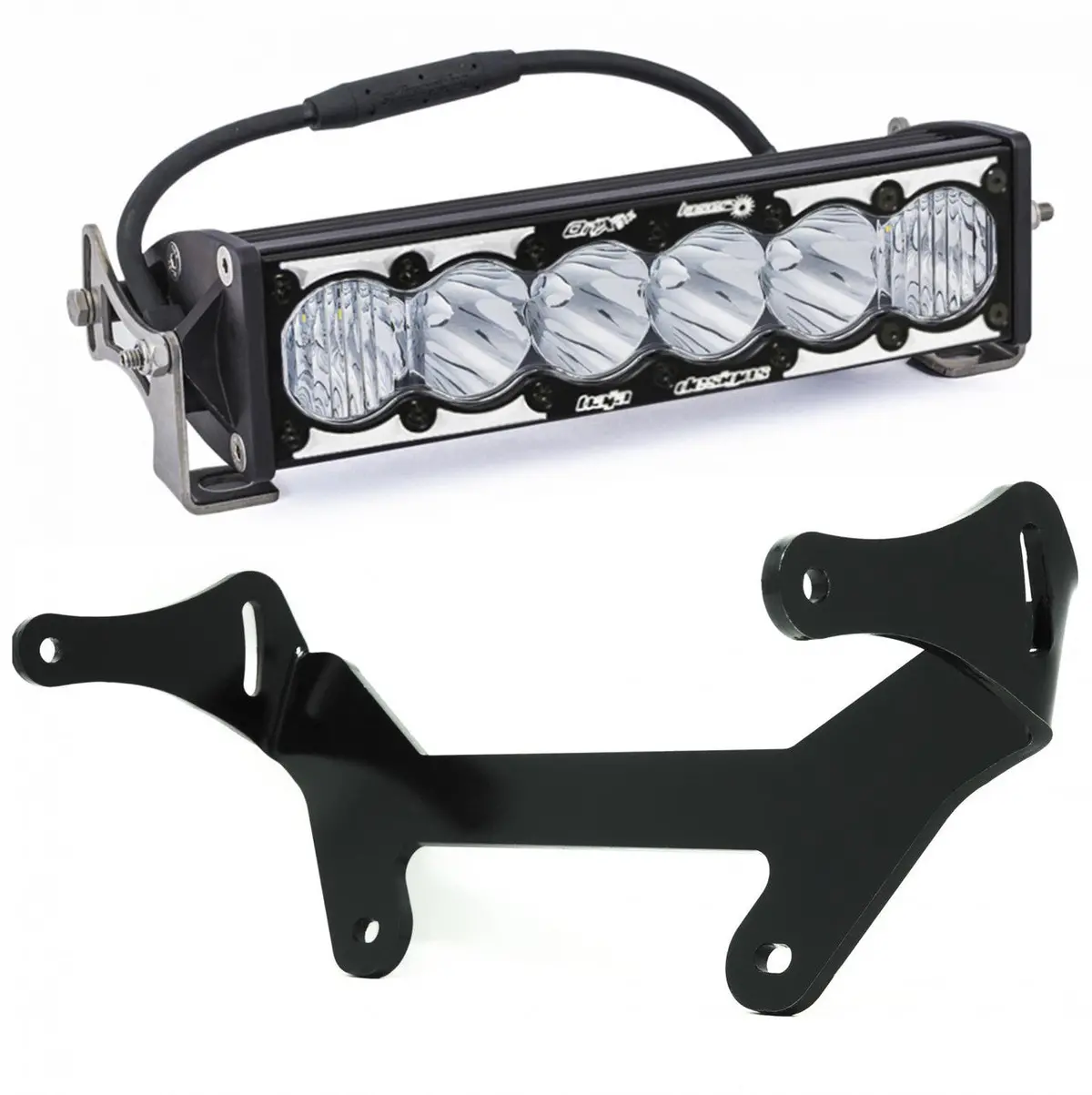 17-24 Can-Am Maverick X3 Onx6+ Led Laser Hybrid 10 Inch Shock Mount Light Bar Kit 1