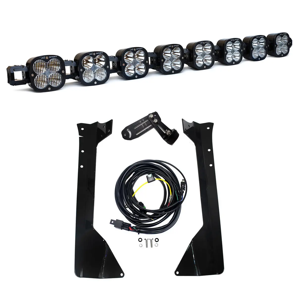 07-18 Jeep Jk Xl Linkable Roof Mount Light Kit - Jeep 2007-18 Wrangler Jk 1