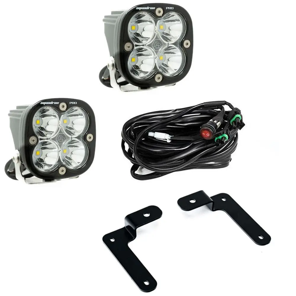 Jeep Jl/Jt Squadron A-Pillar Light Kit - Jeep 2020-24 Gladiator; 2018-24 Wrangler Jl 2