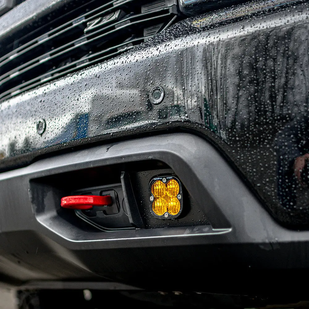 19-22 Chevy Silverado Squadron Sport/Sae Fog Pocket Light Kit - Baja Designs 2